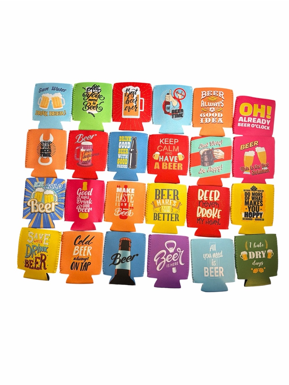 New Novelty Beer Koozies Funny Slogans – You Pick One!
